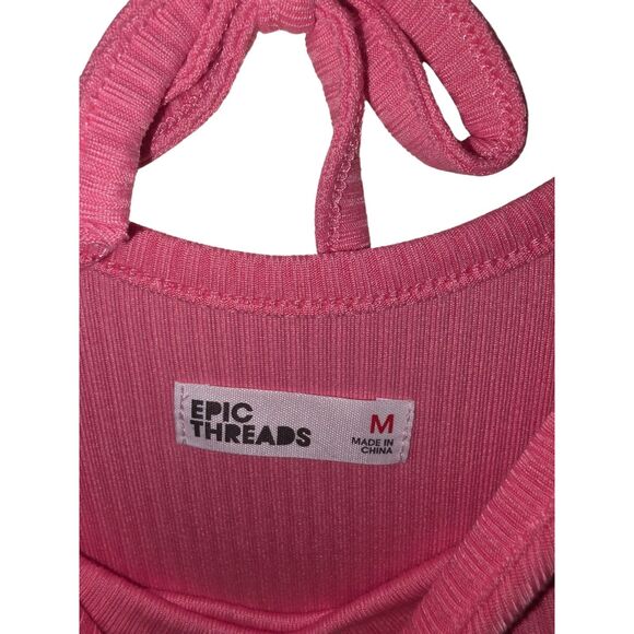 Girls Pink Tiered Dress Size M NWT by Epic Threads – Long Sleeve Ribbed Knit - Picture 8 of 8